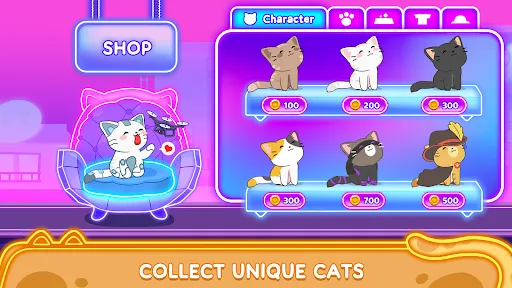 Скриншот 5 — Cat Dash: Cute Cat Music Game