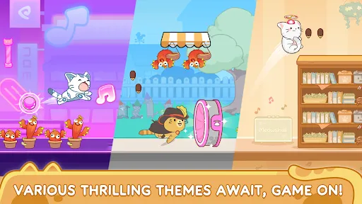 Скриншот 7 — Cat Dash: Cute Cat Music Game