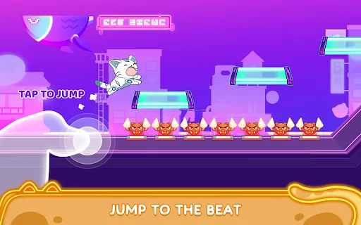 Скриншот 8 — Cat Dash: Cute Cat Music Game