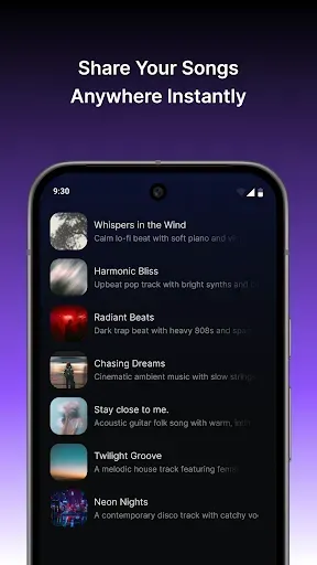 Скриншот 3 — MusicGPT - AI Song Generator
