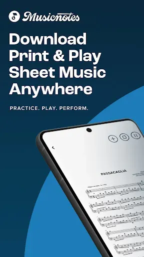 Скриншот 1 — Musicnotes Sheet Music Player
