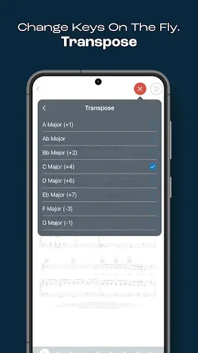 Скриншот 5 — Musicnotes Sheet Music Player