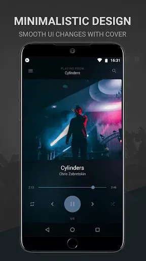 Скриншот 1 — BlackPlayer Music Player