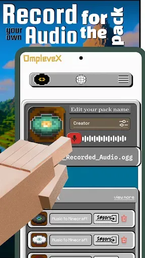 Скриншот 3 — Music To Minecraft | McToMc