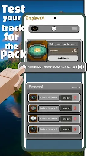 Скриншот 4 — Music To Minecraft | McToMc