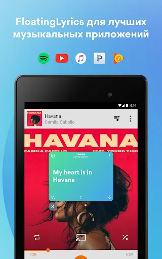 Скриншот 8 — Musixmatch тексты + плеер