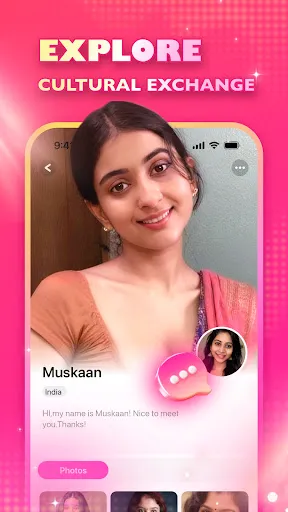 Скриншот 4 — Muskaan – private video call