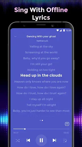 Скриншот 4 — Offline Music Mp3 Player- Muso