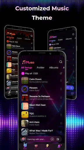 Скриншот 5 — Offline Music Mp3 Player- Muso