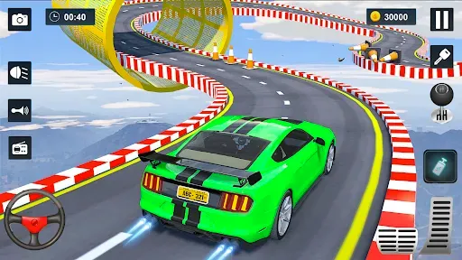 Скриншот 1 — Crazy Car Stunts: GT Car Games