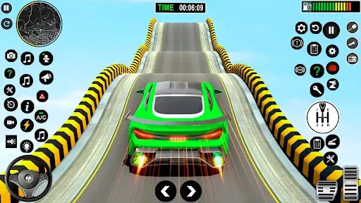 Скриншот 4 — Crazy Car Stunts: GT Car Games