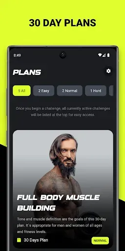 Скриншот 2 — Dumbbell Training App