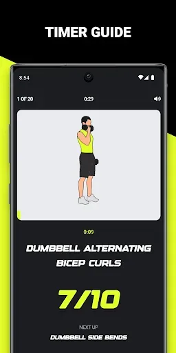 Скриншот 4 — Dumbbell Training App