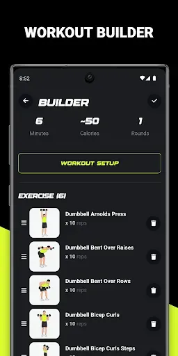Скриншот 6 — Dumbbell Training App