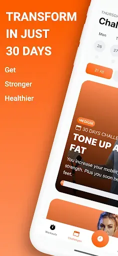 Скриншот 1 — Resistance Band Training App