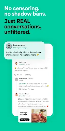 Скриншот 2 — Jamaa: Where Muslims Connect