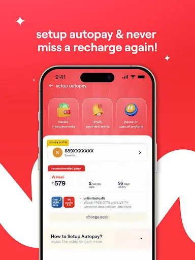 Скриншот 8 — Vi: Recharge, Payments & Games