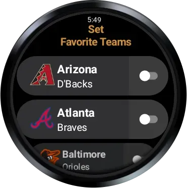 Скриншот 4 — Premium MLB for Wear OS