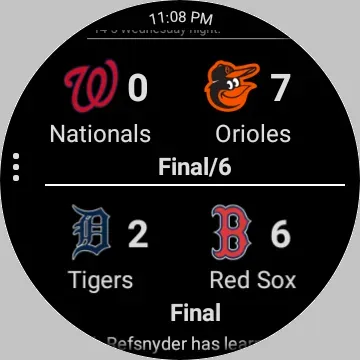 Скриншот 5 — Premium MLB for Wear OS