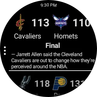 Скриншот 2 — Premium NBA Basketball Scores