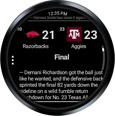 Скриншот 1 — Premium College Football Score