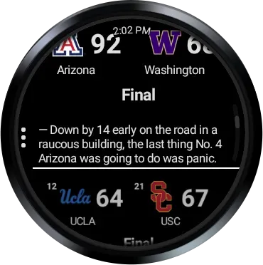 Скриншот 2 — NCAA Men Basketball Scores