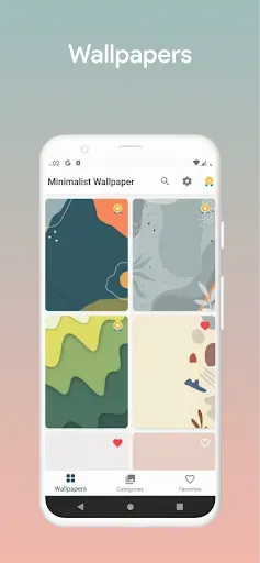 Скриншот 1 — Minimalist Wallpaper