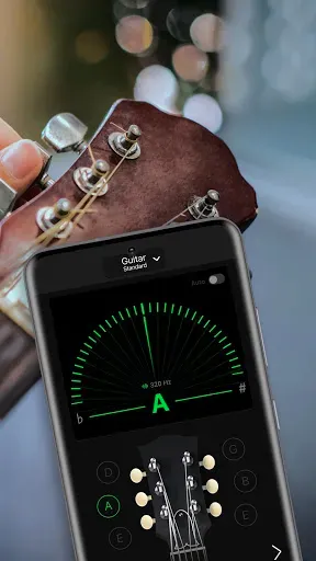 Скриншот 2 — Guitar Tuner Pro: Music Tuning