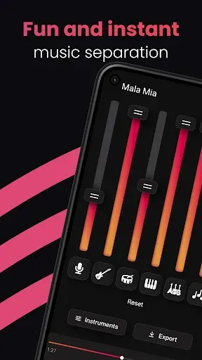 Скриншот 1 — Stemz: AI Tool for Musicians