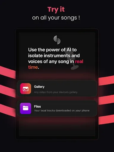 Скриншот 5 — Stemz: AI Tool for Musicians