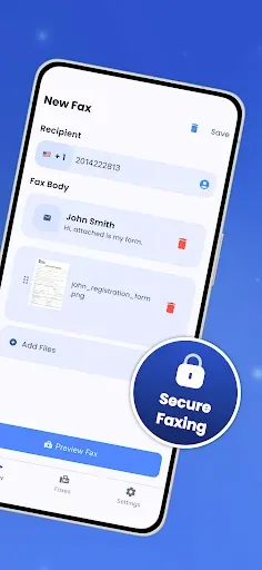 Скриншот 2 — FaxFlow - Send Fax from Phone