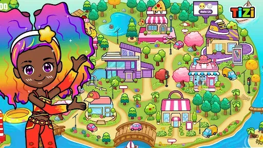 Скриншот 1 — Tizi Friends: Dream World Life