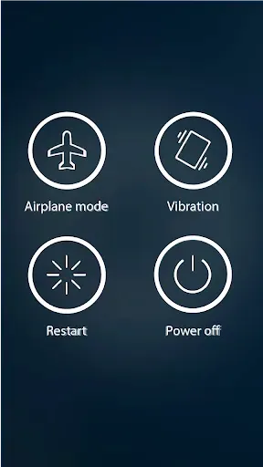 Скриншот 2 — Restart: Power Menu [No Root]
