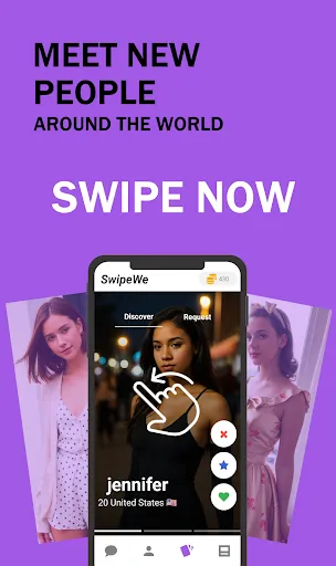Скриншот 1 — Swipewe - Chat & New Friends