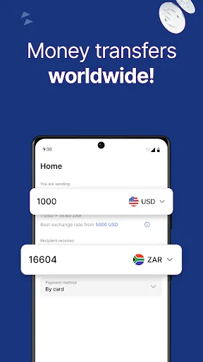 Скриншот 1 — SendNOW - денежные переводы