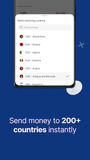 Скриншот 2 — SendNOW - денежные переводы