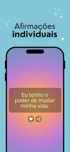 Скриншот 2 — Sentiments Afirmações Diárias
