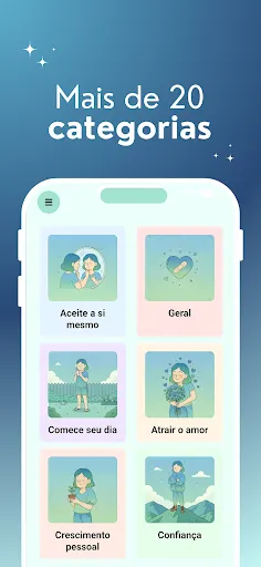 Скриншот 3 — Sentiments Afirmações Diárias