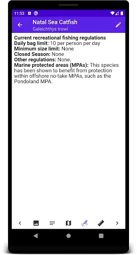 Скриншот 5 — Marine Fish Guide