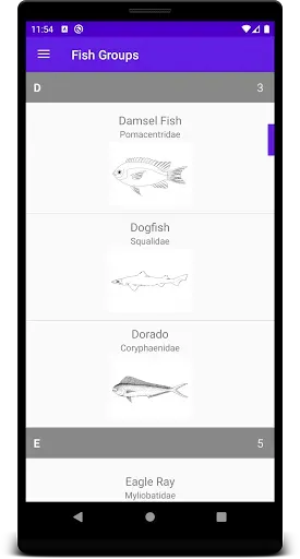 Скриншот 6 — Marine Fish Guide