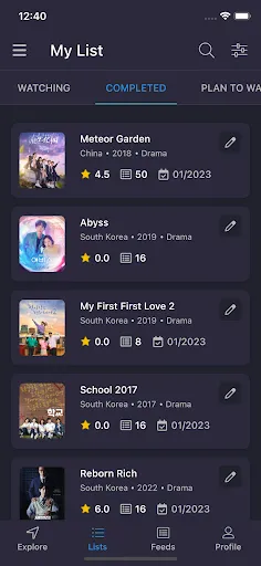 Скриншот 2 — MyDramaList - Asian Drama DB