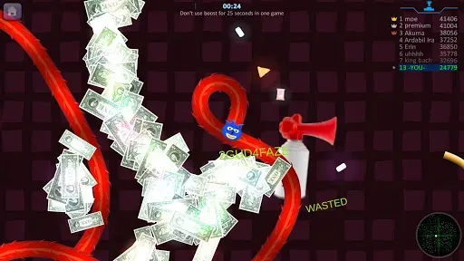 Скриншот 2 — Змейка.io Worms vs Snake Zone