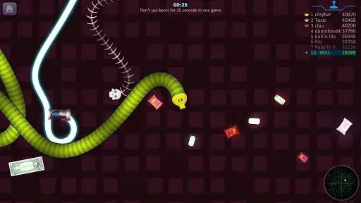 Скриншот 5 — Змейка.io Worms vs Snake Zone