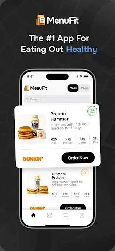 Скриншот 1 — MenuFit - Healthy Eating Out