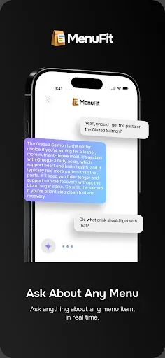 Скриншот 4 — MenuFit - Healthy Eating Out