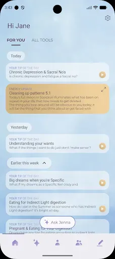 Скриншот 1 — Align: The Human Design App