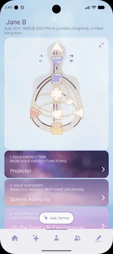 Скриншот 2 — Align: The Human Design App