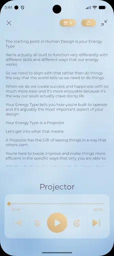 Скриншот 4 — Align: The Human Design App
