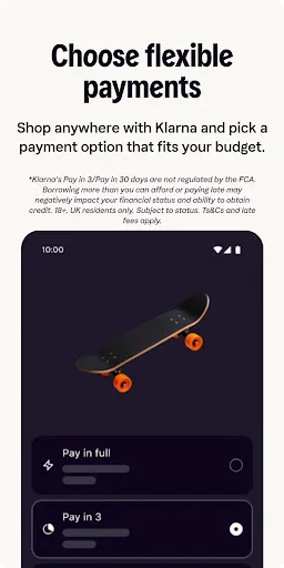 Скриншот 2 — Klarna: Smarter everyday money