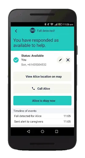 Скриншот 2 — Seizure Alert – My Medic Watch